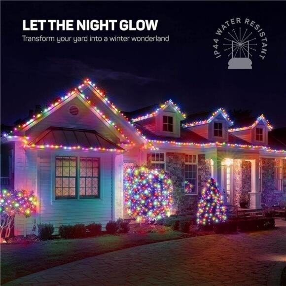 Christmas Lights [Set of 100] Multi-Colored Christmas Lights, UL Approved - Picture 3 of 8